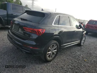 2021 Audi Q3 S line Premium with VIN WA1DECF31M1014280, listed as a Copart auction lot 51998905 with 36,471 mi miles and Salvage title. Bid and sale history available at DreamBid. Image 3.