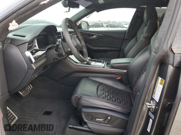 2020 Audi RS Q8 z VIN WU1ARAF16LD020446, wystawiony jako Copart lot #43275034 z przebiegiem Nie podano mil oraz . Historia ofert i sprzedaży dostępna na DreamBid. Obrazek 7.