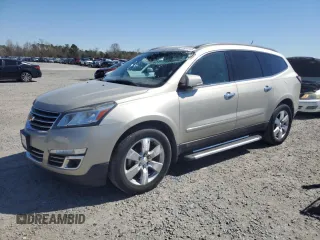 2014 Chevrolet Traverse LTZ with VIN 1GNKRJKD6EJ264417, listed as a Copart auction lot 50488115 with 151,497 mi miles and Salvage Title. Bid and sale history available at DreamBid. Image 1.