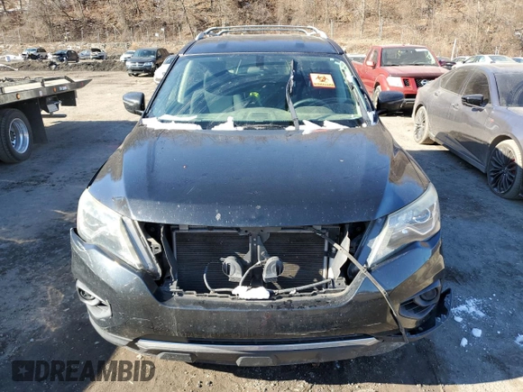 2018 Nissan Pathfinder SV with VIN 5N1DR2MN5JC608035, listed as a Copart auction lot 88951215 with 105,730 mi miles and Salvage Title. Bid and sale history available at carsss.com. Image 5.
