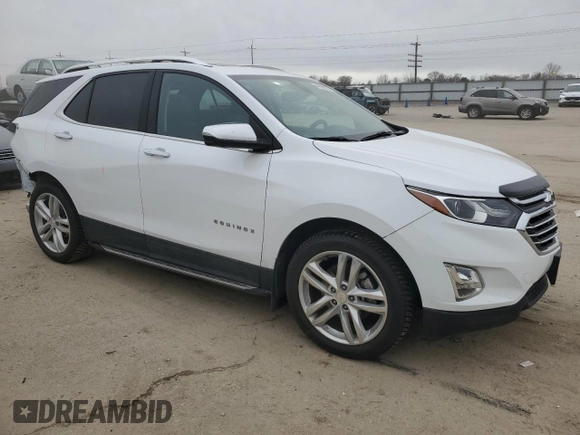 2019 Chevrolet Equinox Premier with VIN 3GNAXYEX1KL277306, listed as a Copart auction lot 44364325 with 49,771 mi miles and Salvage Title. Bid and sale history available at carsss.com. Image 4.