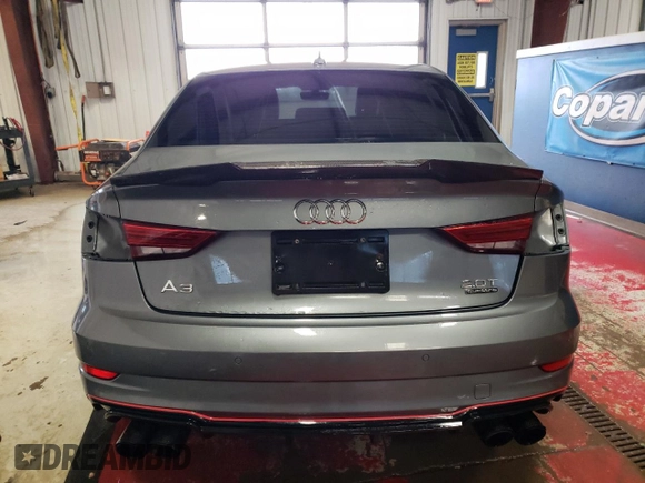 2018 Audi A3 Sedan Premium Plus with VIN WAUJ8GFF8J1089052, listed as a Copart auction lot 48785904 with 47,397 mi miles. Bid and sale history available at carsss.com. Image 6.