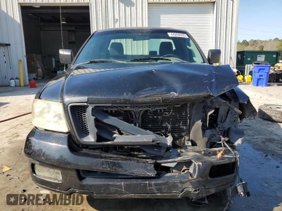 2005 Ford F-150 XL with VIN 1FTRF12WX5NA21395, listed as a Copart auction lot 44260355 with 261,053 mi miles and Salvage Title. Bid and sale history available at carsss.com. Image 5.