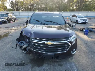 2018 Chevrolet Traverse Premier with VIN 1GNERKKW9JJ277127, listed as a Copart auction lot 49615235 with 142,383 mi miles and Non Repairable. Bid and sale history available at carsss.com. Image 5.