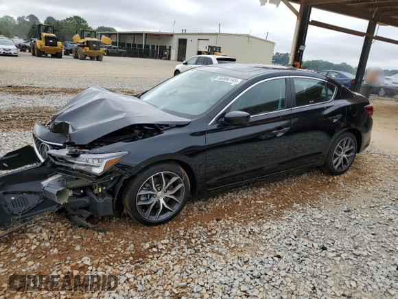 2021 Acura ILX Premium with VIN 19UDE2F79MA008411, listed as a Copart auction lot 56006145 with 10,964 mi miles and Salvage title. Bid and sale history available at DreamBid. Image 1.