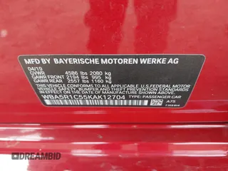 2019 BMW 3 Series 330i with VIN WBA5R1C55KAK12704, listed as a IAAI auction lot 41772453 with Not Provided miles and . Bid and sale history available at DreamBid. Image 9.