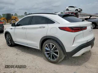 2024 Infiniti QX55 Sensory z VIN 3PCAJ5LR7RF112348, wystawiony jako Copart lot #56745115 z przebiegiem 14 051 mil mil oraz Szkody całkowita. Historia ofert i sprzedaży dostępna na DreamBid. Obrazek 2.