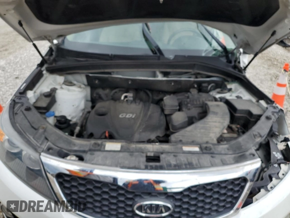 2013 Kia Sorento LX with VIN 5XYKTCA65DG344637, listed as a Copart auction lot 58009115 with 168,314 mi miles and Salvage title. Bid and sale history available at DreamBid. Image 12.