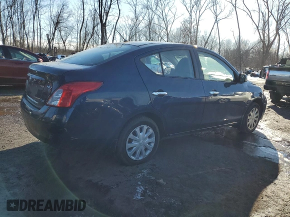 2012 Nissan Versa SV with VIN 3N1CN7AP8CL880295, listed as a Copart auction lot 46286555 with 140,207 mi miles and Salvage Title. Bid and sale history available at carsss.com. Image 3.