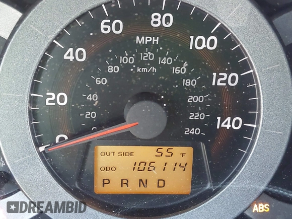 2007 Toyota RAV4 Limited with VIN JTMBK31V076016589, listed as a IAAI auction lot 41764555 with 106,114 mi miles. Bid and sale history available at carsss.com. Image 16.