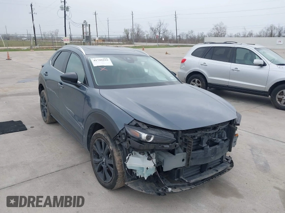 2023 Mazda CX-30 S Carbon Edition with VIN 3MVDMBCM0PM532449, listed as a IAAI auction lot 41799255 with 60,604 mi miles and . Bid and sale history available at DreamBid. Image 6.
