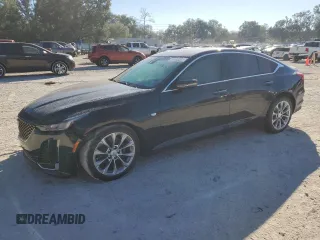 2021 Cadillac CT5 Premium Luxury with VIN 1G6DN5RK7M0145405, listed as a Copart auction lot 82403204 with 54,831 mi miles and Salvage Title. Bid and sale history available at carsss.com. Image 1.