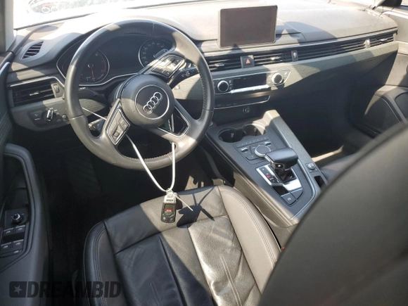 2018 Audi A4 with VIN WAUKMBF4XJA009459, listed as a Copart auction lot 73881424 with Not provided miles and Non repairable. Bid and sale history available at DreamBid. Image 8.