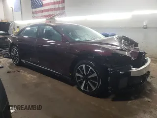 2024 Lucid Air Touring with VIN 50EA1TEA5RA004570, listed as a Copart auction lot 85683174 with 3,595 mi miles and Salvage Title. Bid and sale history available at carsss.com. Image 4.