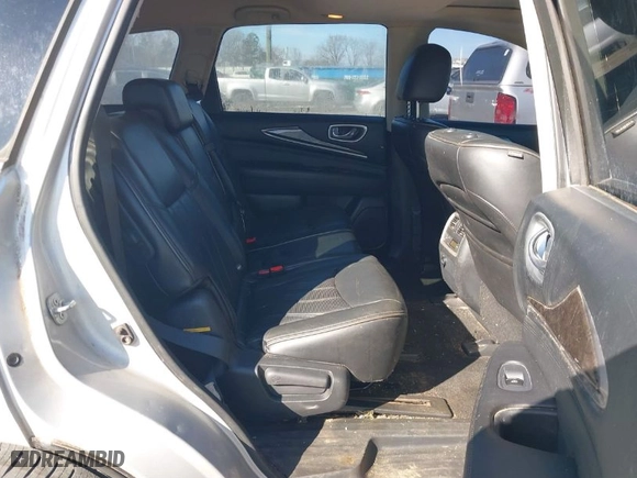2015 Infiniti QX60 with VIN 5N1AL0MN5FC516696, listed as a IAAI auction lot 41146190 with 165,186 mi miles. Bid and sale history available at carsss.com. Image 8.