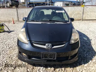 2007 Honda Fit Sport with VIN JHMGD38607S050486, listed as a Copart auction lot 49083375 with 198,601 mi miles and Salvage Title. Bid and sale history available at carsss.com. Image 5.