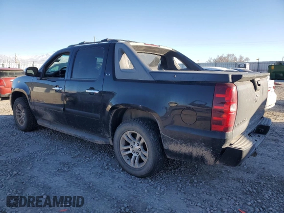 2008 Chevrolet Avalanche LTZ with VIN 3GNFK12Y48G106561, listed as a Copart auction lot 88689495 with 321,031 mi miles and Salvage Title. Bid and sale history available at DreamBid. Image 2.