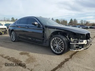 2017 BMW 5 Series 530i xDrive with VIN WBAJA7C3XHG905295, listed as a Copart auction lot 46812795 with 96,012 mi miles and Salvage Title. Bid and sale history available at carsss.com. Image 4.