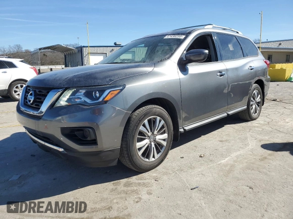 2018 Nissan Pathfinder S with VIN 5N1DR2MN0JC652704, listed as a Copart auction lot 47430255 with 169,306 mi miles and Clean Title. Bid and sale history available at carsss.com. Image 1.