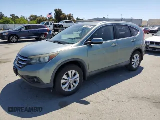 2012 Honda CR-V EX-L with VIN 2HKRM4H79CH632393, listed as a Copart auction lot 57844555 with 219,258 mi miles and Salvage title. Bid and sale history available at DreamBid. Image 1.