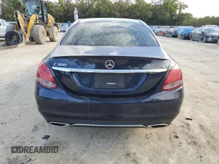 2016 Mercedes-Benz C 300 with VIN WDDWF4JB7GR145676, listed as a Copart auction lot 56543495 with 43,350 mi miles and Salvage title. Bid and sale history available at DreamBid. Image 6.