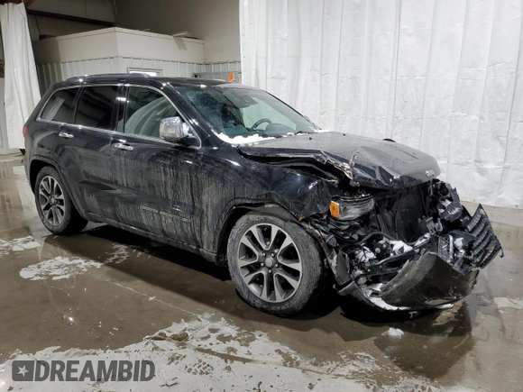 2018 Jeep Grand Cherokee High Altitude with VIN 1C4RJFCGXJC107525, listed as a Copart auction lot 46040675 with 54,836 mi miles and Salvage Title. Bid and sale history available at carsss.com. Image 4.