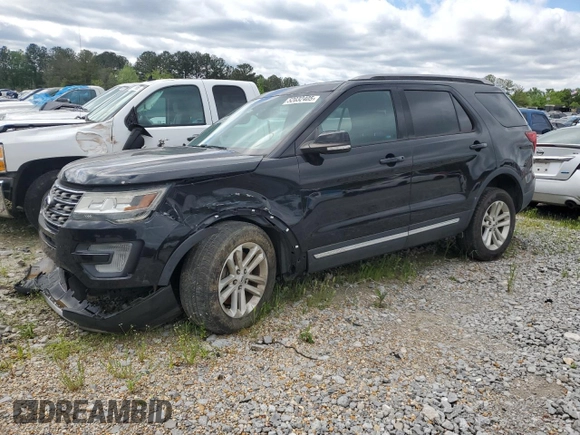 2017 Ford Explorer XLT with VIN 1FM5K7D82HGB29834, listed as a Copart auction lot 52032405 with 115,881 mi miles and Salvage title. Bid and sale history available at DreamBid. Image 1.