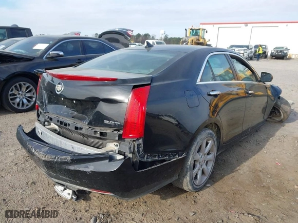 2014 Cadillac ATS Standard AWD with VIN 1G6AG5RX9E0171384, listed as a IAAI auction lot 41836571 with 142,848 mi miles. Bid and sale history available at carsss.com. Image 4.