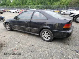 1998 Honda Civic HX with VIN 1HGEJ7128TL075318, listed as a Copart auction lot 82746094 with 126,622 mi miles and Non Repairable. Bid and sale history available at DreamBid. Image 2.