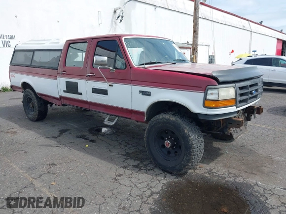 1993 Ford F-350 with VIN 2FTJW36GXPCA51694, listed as a IAAI auction lot 41997240 with Not Provided miles and . Bid and sale history available at DreamBid. Image 1.
