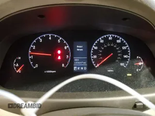2009 Hyundai Azera GLS with VIN KMHFC46D89A349297, listed as a Copart auction lot 85777694 with 103,647 mi miles and Salvage title. Bid and sale history available at DreamBid. Image 9.