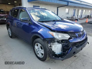 2015 Toyota RAV4 LE with VIN 2T3BFREVXFW283141, listed as a Copart auction lot 52705705 with 124,004 mi miles and Clean Title. Bid and sale history available at DreamBid. Image 4.