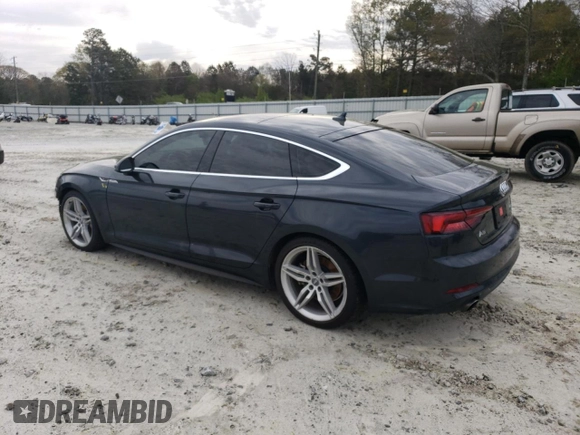 2018 Audi A5 Sportback Premium Plus with VIN WAUENCF59JA028433, listed as a Copart auction lot 48007004 with 75,045 mi miles. Bid and sale history available at carsss.com. Image 2.