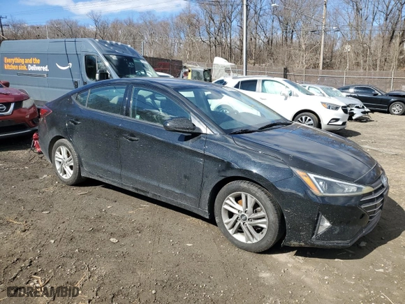 2020 Hyundai Elantra SEL with VIN 5NPD84LF2LH549434, listed as a Copart auction lot 45963445 with 66,606 mi miles and Salvage Title. Bid and sale history available at carsss.com. Image 4.