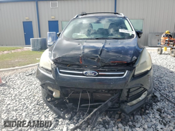 2014 Ford Escape Titanium with VIN 1FMCU0JX7EUA66831, listed as a Copart auction lot 51574815 with 204,150 mi miles and Salvage Title. Bid and sale history available at carsss.com. Image 5.