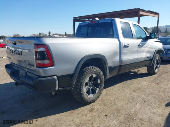 2019 Ram 1500 Rebel with VIN 1C6RRFEG8KN887978, listed as a IAAI auction lot 41433105 with 103,965 mi miles. Bid and sale history available at carsss.com. Image 4.