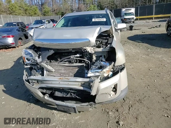 2012 GMC Terrain SLT-1 with VIN 2GKFLVE59C6152765, listed as a Copart auction lot 86766074 with 152,071 mi miles and Salvage Title. Bid and sale history available at carsss.com. Image 12.
