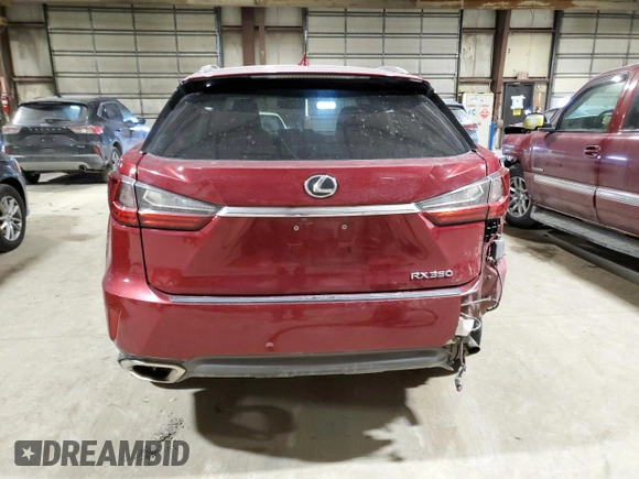 2017 Lexus RX 350 with VIN 2T2ZZMCA6HC053694, listed as a Copart auction lot 42818595 with 90,318 mi miles and Salvage Title. Bid and sale history available at DreamBid. Image 6.