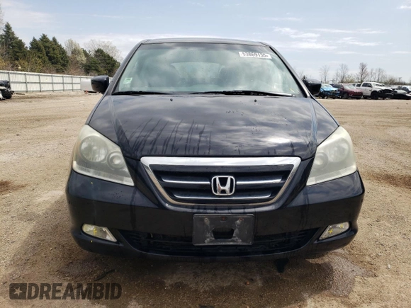 2007 Honda Odyssey Touring with VIN 5FNRL38847B022928, listed as a Copart auction lot 53869135 with 217,620 mi miles and Salvage Title. Bid and sale history available at DreamBid. Image 5.
