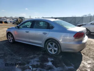2013 Volkswagen Passat SE with VIN 1VWBH7A3XDC004156, listed as a Copart auction lot 45400585 with 57,533 mi miles and Clean Title. Bid and sale history available at carsss.com. Image 2.