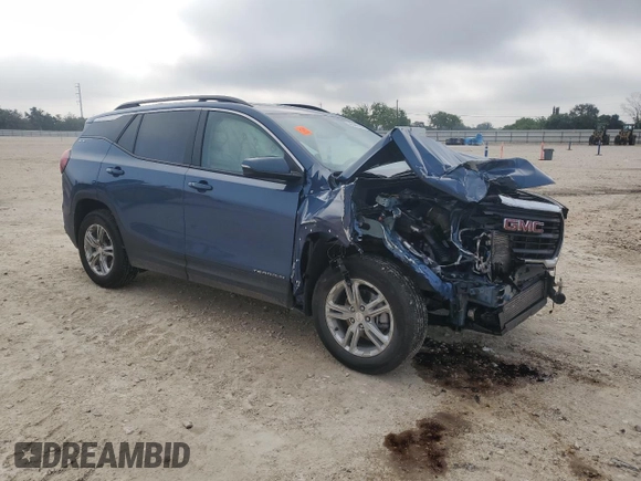 2024 GMC Terrain SLE z VIN 3GKALMEG6RL156475, wystawiony jako Copart lot #54344015 z przebiegiem 43 535 mil mil oraz Szkoda całkowita • Salvage title. Historia ofert i sprzedaży dostępna na DreamBid. Obrazek 4.