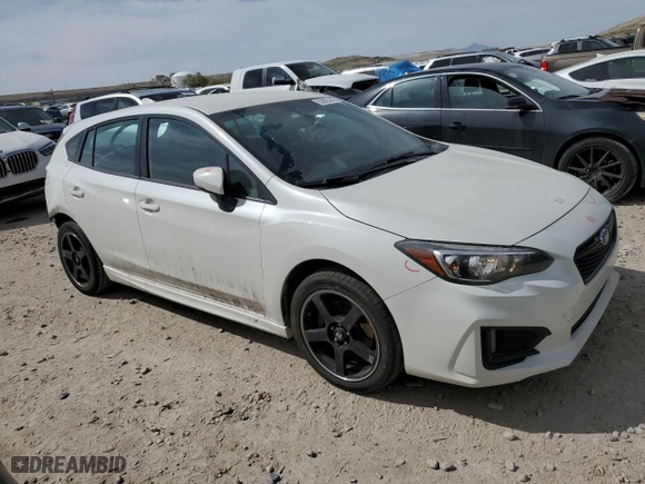 2017 Subaru Impreza Sport with VIN 4S3GTAK67H3728325, listed as a Copart auction lot 52625245 with 139,633 mi miles and Salvage Title. Bid and sale history available at carsss.com. Image 4.