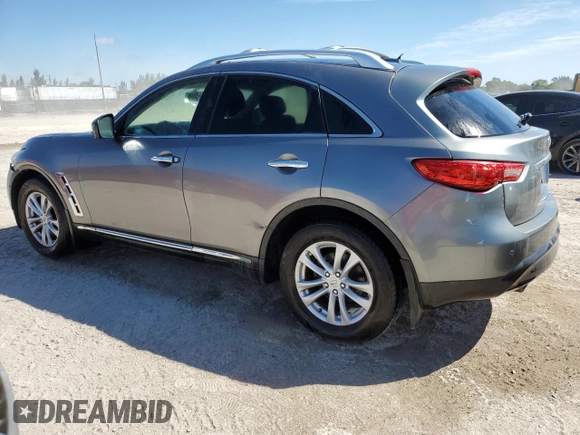 2012 Infiniti FX z VIN JN8AS1MU6CM120176, wystawiony jako Copart lot #47416065 z przebiegiem 205 522 mil mil oraz Czysty tytuł • Clean title. Historia ofert i sprzedaży dostępna na DreamBid. Obrazek 2.