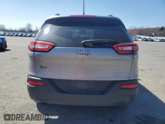 2016 Jeep Cherokee Sport with VIN 1C4PJMAB7GW215062, listed as a Copart auction lot 49578815 with 134,909 mi miles and Salvage Title. Bid and sale history available at carsss.com. Image 6.