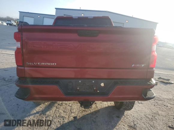 2021 Chevrolet Silverado 1500 RST with VIN 1GCUYEED8MZ409934, listed as a Copart auction lot 46626535 with 0 mi miles and Salvage Title. Bid and sale history available at carsss.com. Image 6.