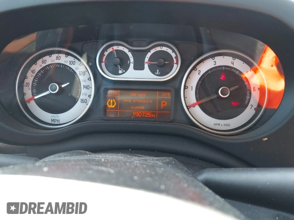 2014 FIAT 500L Trekking with VIN ZFBCFADH4EZ017858, listed as a IAAI auction lot 41313202 with 190,725 mi miles and . Bid and sale history available at DreamBid. Image 7.