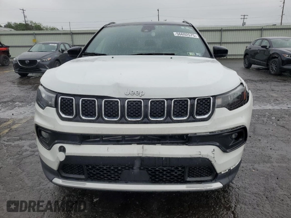 2023 Jeep Compass Limited with VIN 3C4NJDCN7PT501966, listed as a Copart auction lot 56692575 with 18,430 mi miles and Salvage title. Bid and sale history available at DreamBid. Image 5.