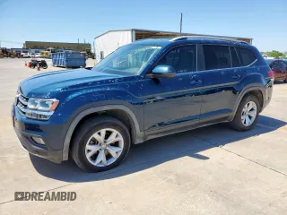 2019 Volkswagen Atlas SE with VIN 1V2DR2CA1KC611405, listed as a Copart auction lot 52651725 with 90,841 mi miles and Clean title. Bid and sale history available at DreamBid. Image 1.