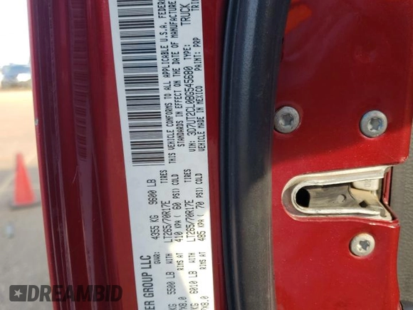 2011 Ram 2500 SLT with VIN 3D7UT2CL0BG545680, listed as a Copart auction lot 44562555 with 283,192 mi miles and Salvage title. Bid and sale history available at DreamBid. Image 14.