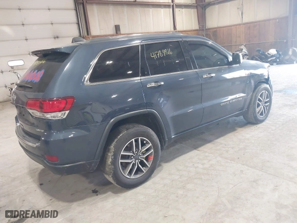 2020 Jeep Grand Cherokee Limited with VIN 1C4RJFBG8LC336225, listed as a IAAI auction lot 41789816 with 36,857 mi miles. Bid and sale history available at carsss.com. Image 4.